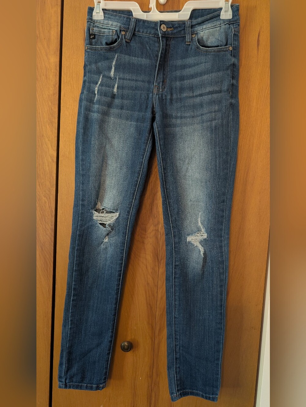 Kancan Women's  Skinny Jeans in Dark Blue Wash Size 9/28